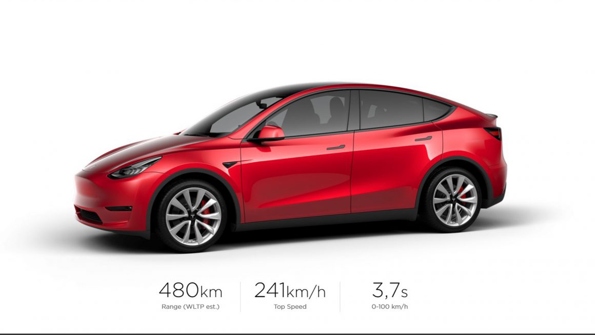 Tesla Model Y: Zum Start mit bis zu 540 km Reichweite >